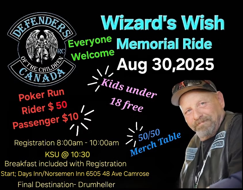 Wizard’s Wish Memorial Poker Run & Ride