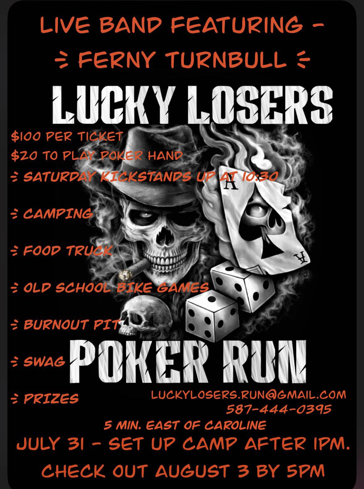 Lucky Losers Poker Run