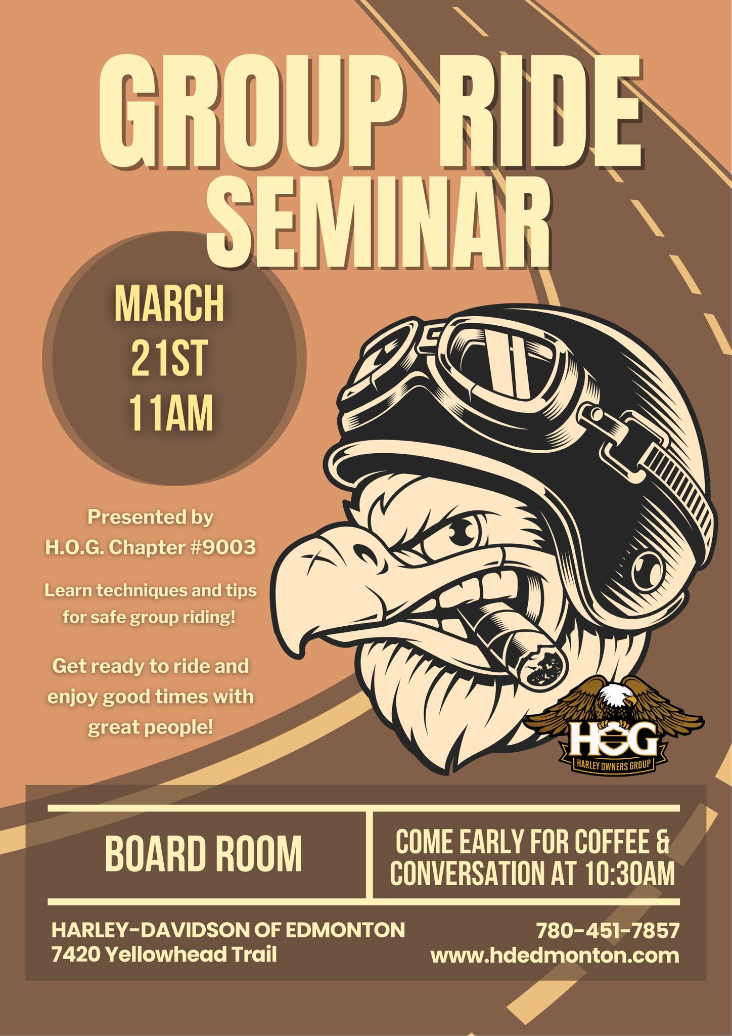 Public Group Ride Seminar (Presented by H.O.G. Chapter #9003)