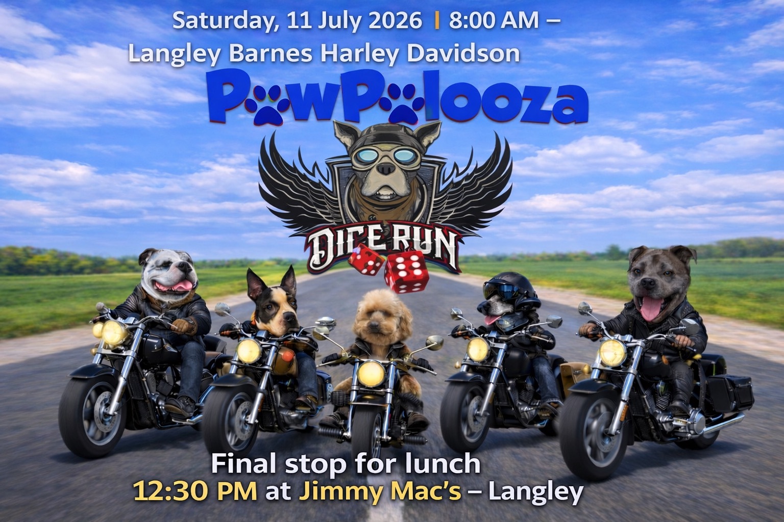 PawPaLooza Dice Run (Fundraiser for BC SPCA)
