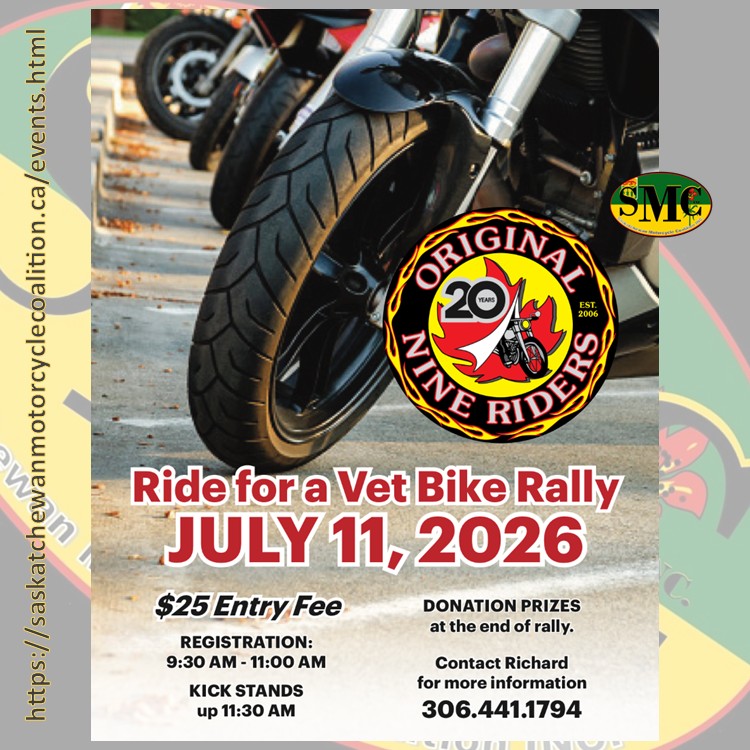 Ride for a Vet Bike Rally (Original Nine)