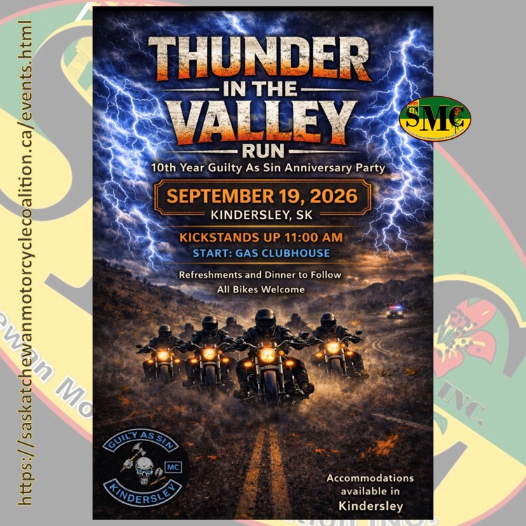 Thunder in the Valley Run – Guilty As Sin MC 10th Anniversary