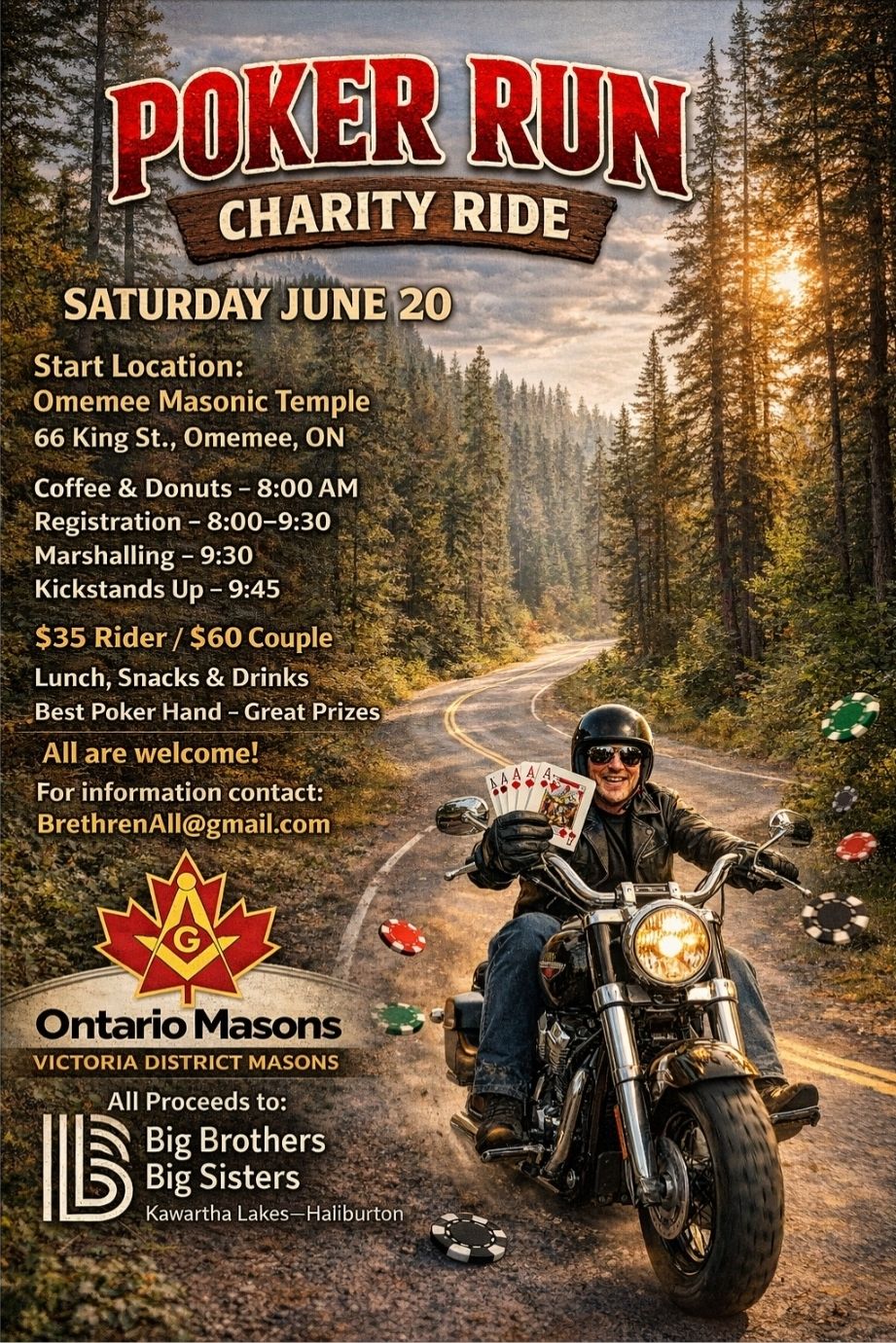 Masons Poker Run Charity Ride (Victoria District)