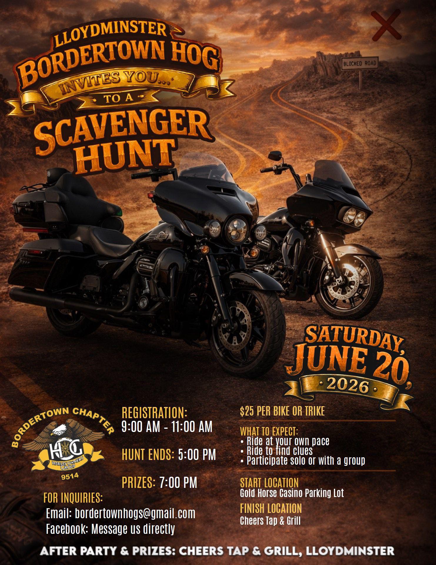Lloydminster HOG Scavenger Hunt