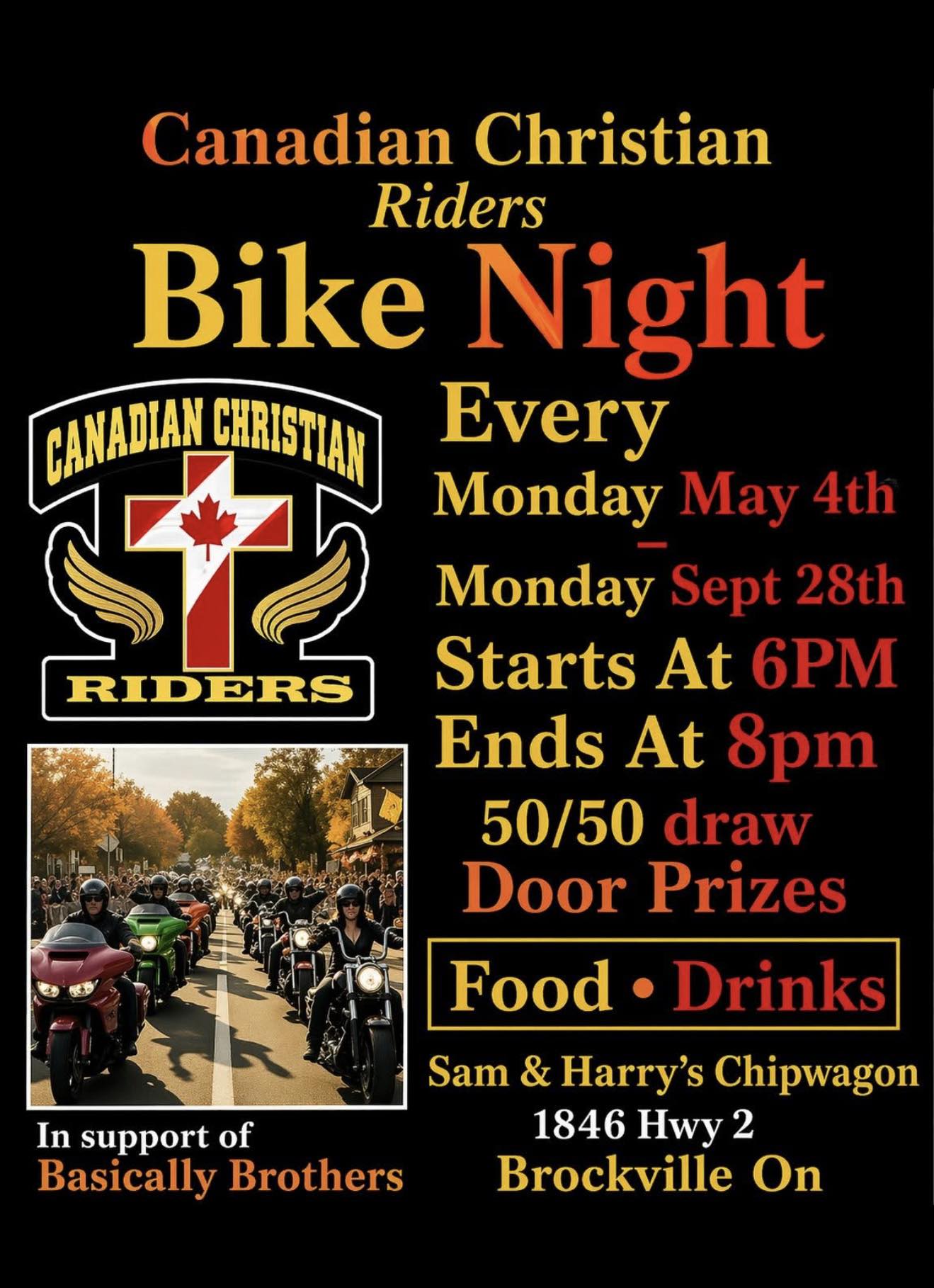 Canadian Christian Riders Bike Night
