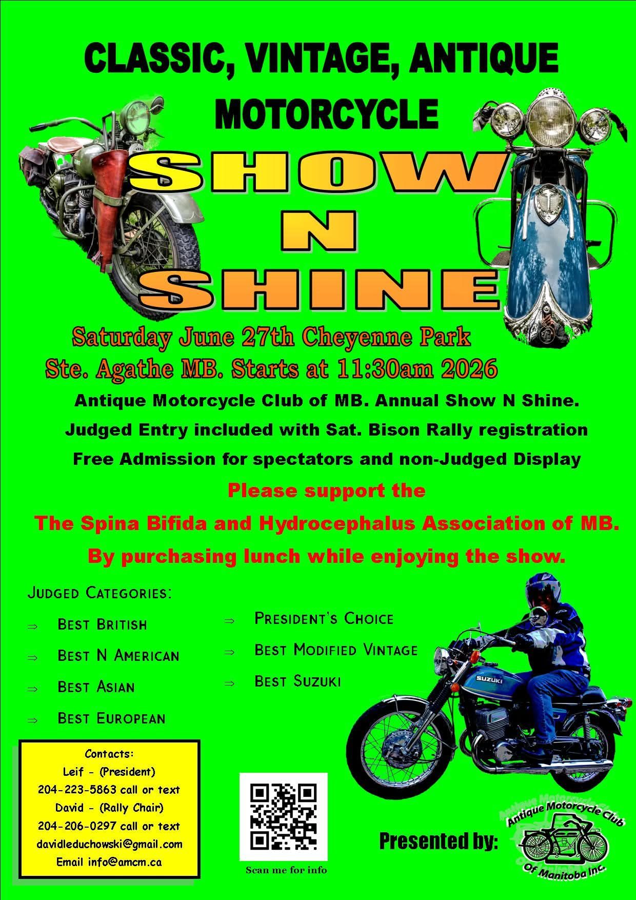 Classic, Vintage, Antique Motorcycle Show N Shine