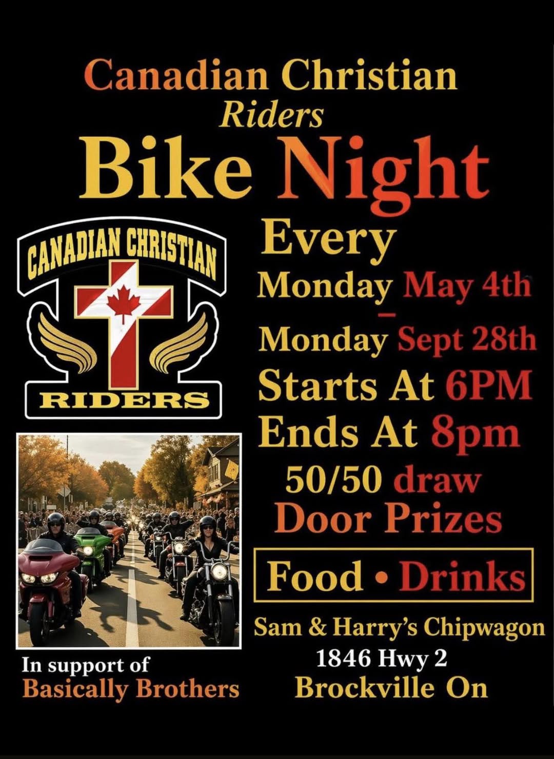 Canadian Christian Riders Bike Night