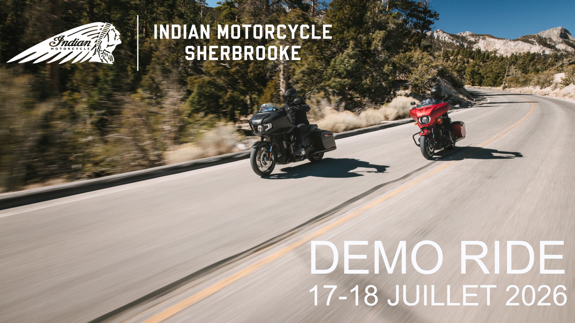DEMO RIDE — Indian Motorcycle Sherbrooke