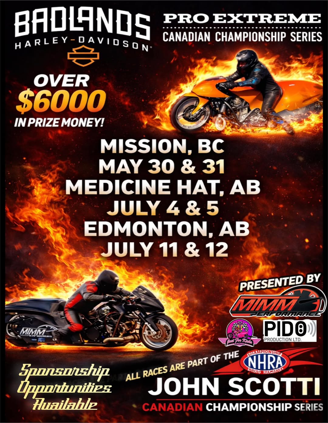 NHRA - Bike Drags - Mission Raceway Park