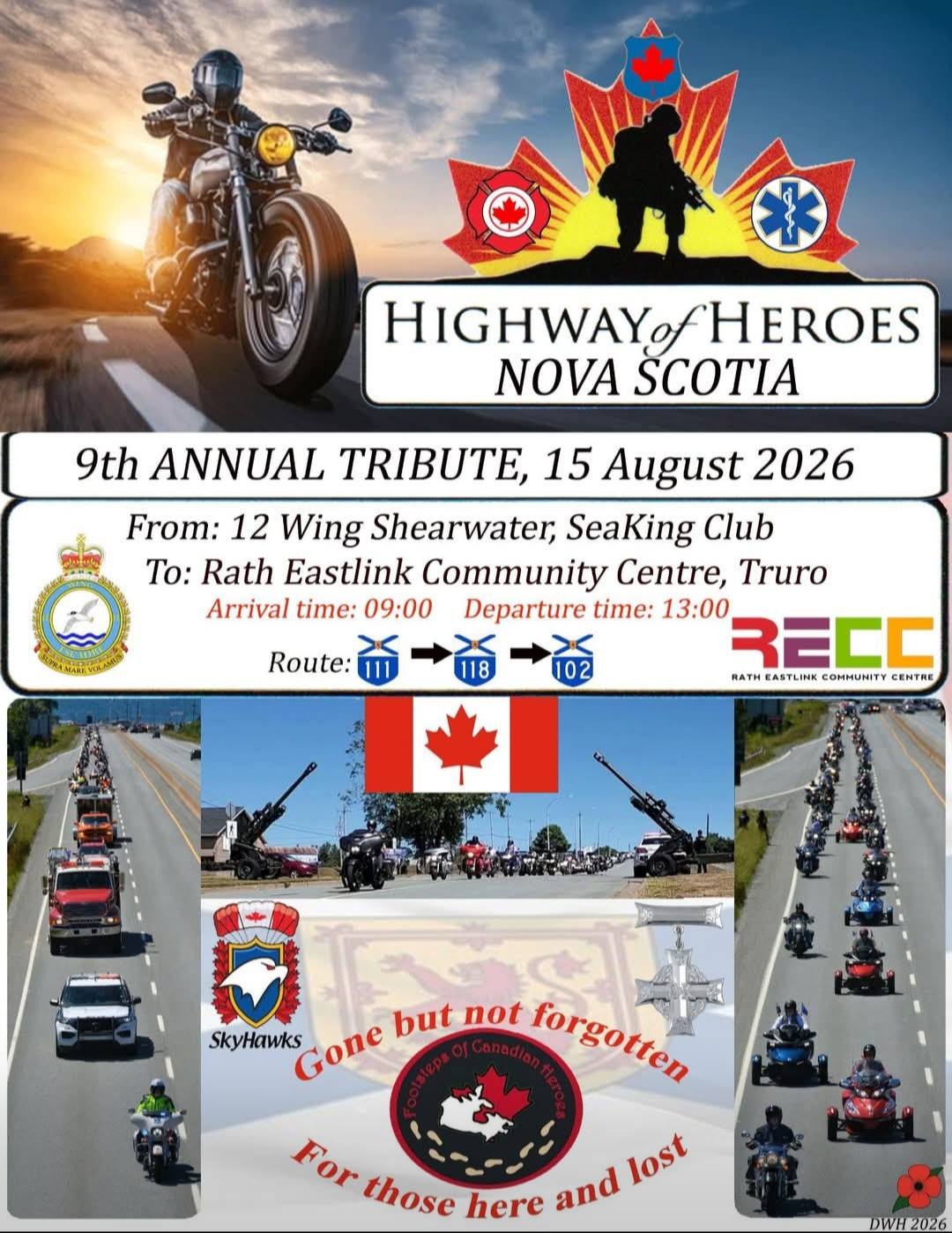 Highway of Heroes Nova Scotia – 9th Annual Tribute