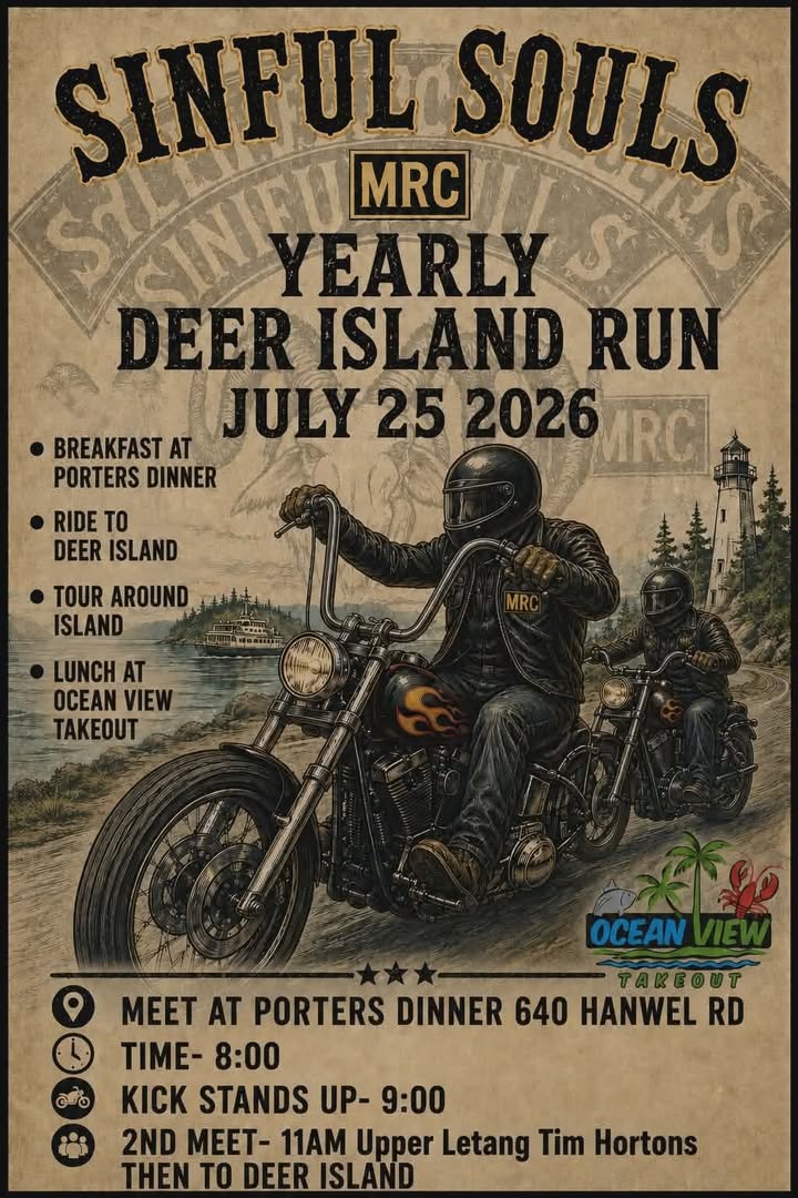 Sinful Souls MRC Yearly Deer Island Run