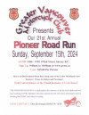 21st Annual GVMC Pioneer Road Run