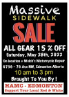 Massive Sidewalk Sale