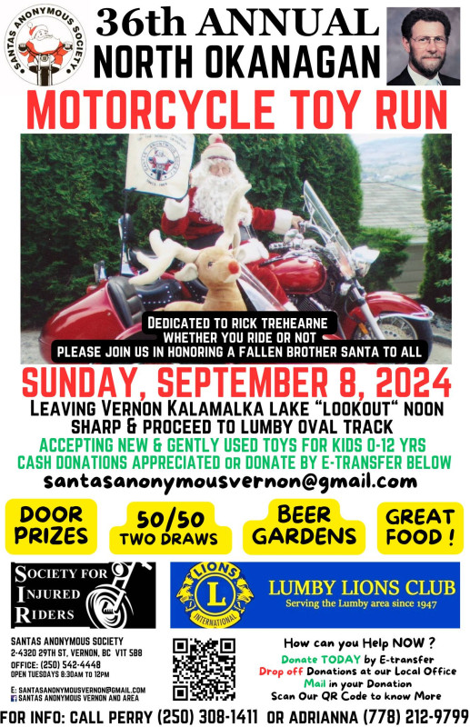 36th Annual North Okanagan Motorcycle Toy Run