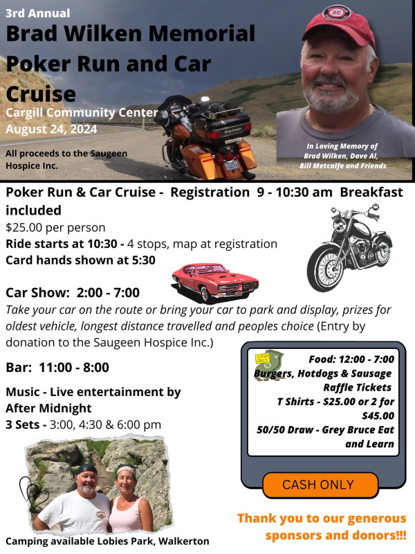 Brad Wilken Memorial Poker Run