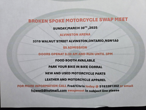 Broken Spoke Motorcycle Swap Meet