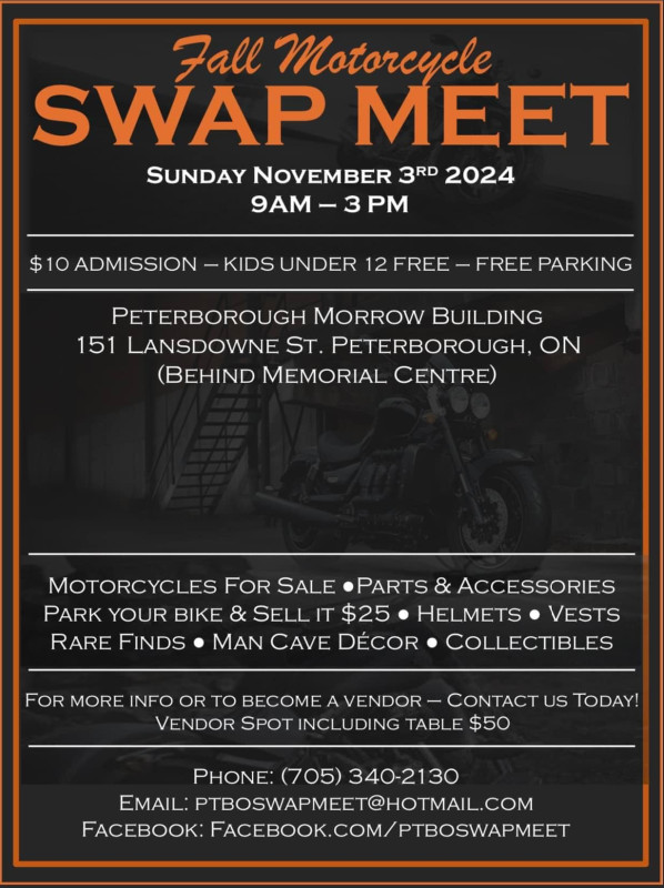 Fall Motorcycle Swap Meet