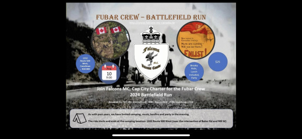 Falcons-MC Cap-City Fubar Crew Battlefield Run