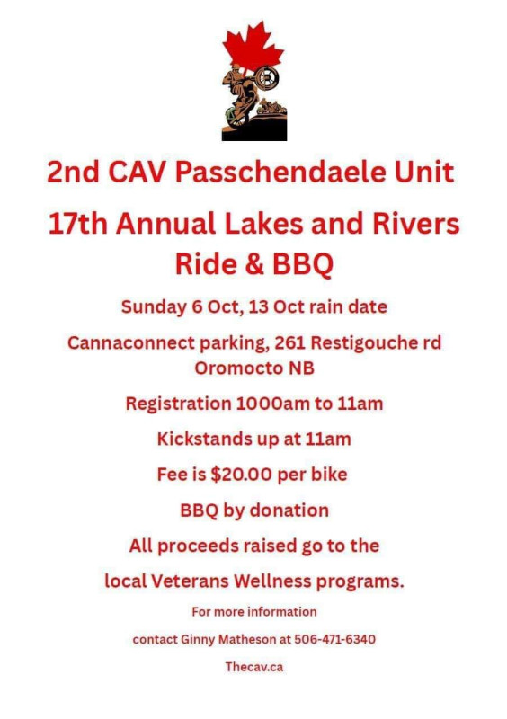 17th Annual Lakes and Rivers Ride & BBQ