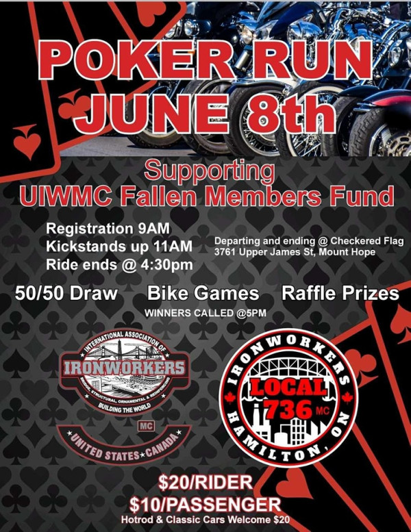 UIWMC Local 736 Charity Poker Run